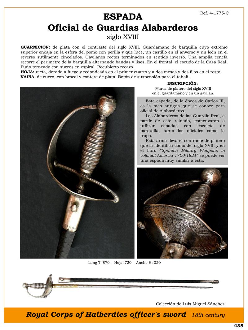 espada historica para oficiales de alabarderos del siglo xviii 1746249132 - Historical Sword for 18th Century Halberdiers Officers