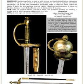 espada oficial de infanteria 1822 historia y diseno unico 1747674688 275x275 - 1822 Grenadiers Officer's Saber: Design and Exclusivity
