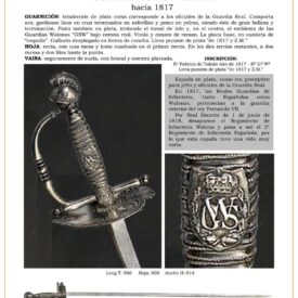 espada oficial de las reales guardias walonas de 1817 1747394371 275x275 - Discover the 1820 Light Cavalry Saber