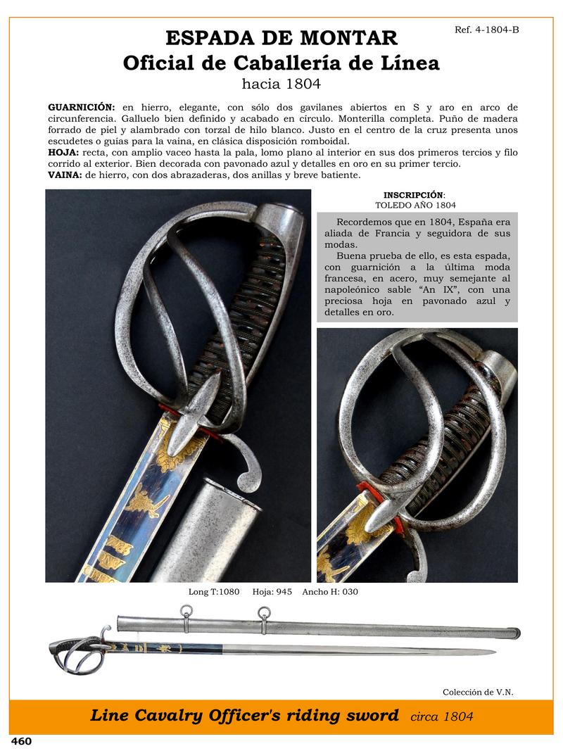 espadas historicas espada de montar de caballeria 1804 1746789039 - Historical Swords: Cavalry Riding Sword 1804