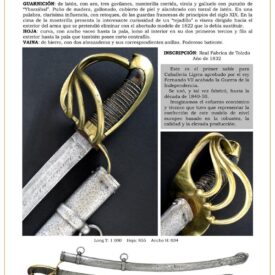 sable de caballeria ligera 1815 diseno y calidad excepcionales 1747221026 275x275 - Infantry Swords Model 1818: History and Technical Details
