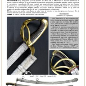 sable de caballeria ligera 1822 un tesoro historico 1747762264 275x275 - 1822 Grenadiers' Saber: Ergonomic and Unique Design