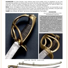 sable de caballeria ligera 1825 diseno y detalles esenciales 1747717814 275x275 - Royal Riding Sword: Cavalry Officer 1825