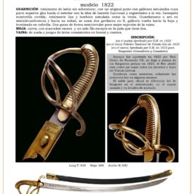 sable de granaderos 1822 diseno ergonomico y unico 1748149552 275x275 - Saber of the City Council of Madrid: Unique History and Details