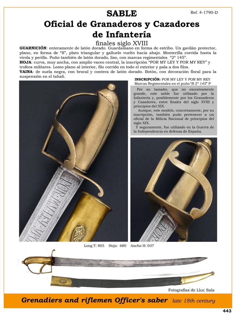 sable de granaderos historia y diseno unico del siglo xviii 1746379800 - Granaderos Sabre: History and Unique Design of the 18th Century
