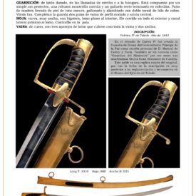 sable guardia de honor principe de la paz replica 1803 1746745835 275x275 - Historical Riding Sword: King's Guard 1816