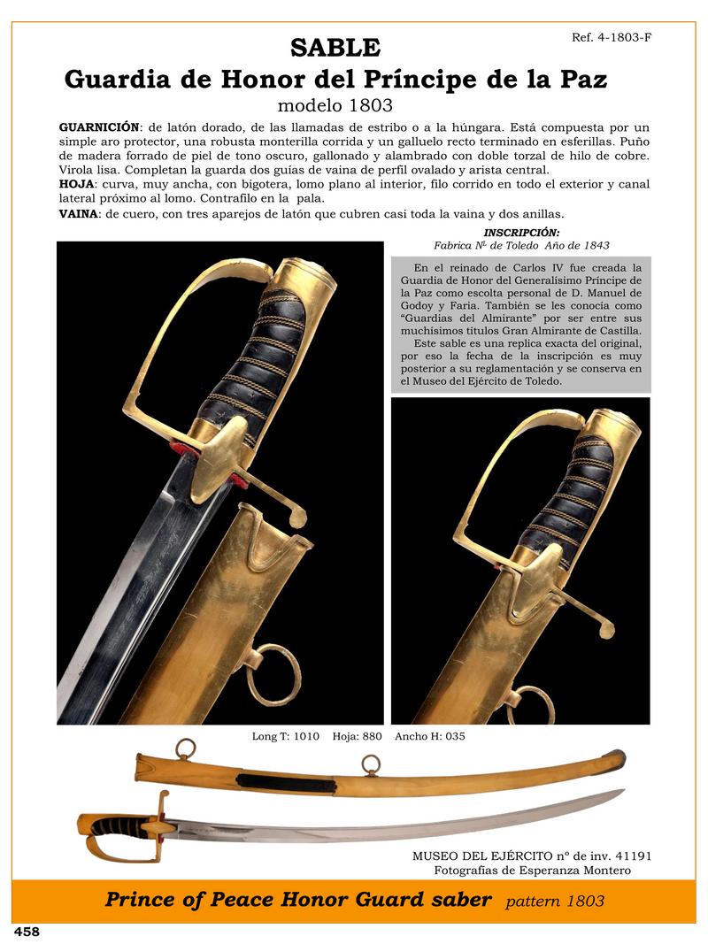 sable guardia de honor principe de la paz replica 1803 1746745835 - Honor Guard Sword Prince of Peace: Replica 1803