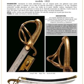 sable oficial de granaderos 1822 diseno y exclusividad 1747631442 275x275 - Light Cavalry Saber 1825: Design and Essential Details