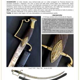 sable oficial de infanteria 1815 diseno unico y exclusivo 1747242631 275x275 - Official Sword of the Royal Welsh Guard of 1817