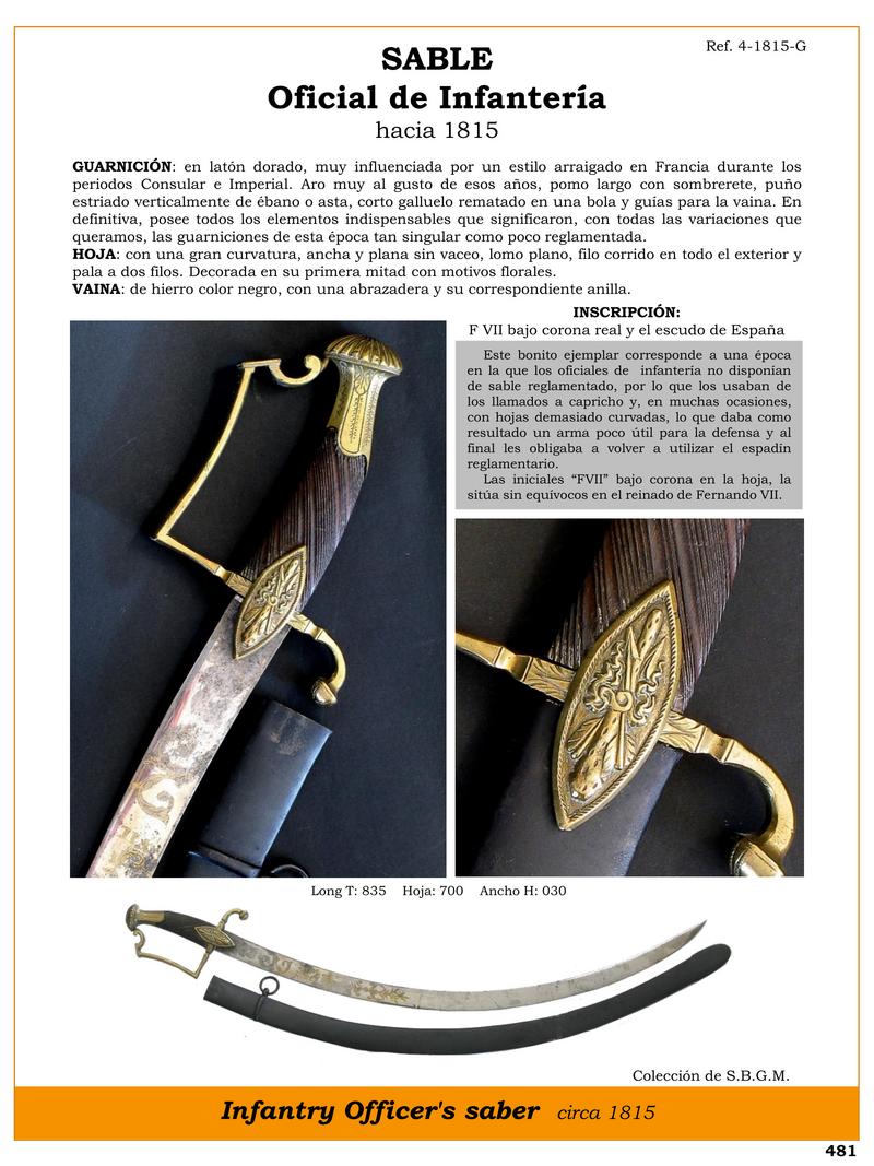sable oficial de infanteria 1815 diseno unico y exclusivo 1747242631 - Official Infantry Sabre 1815: Unique and Exclusive Design