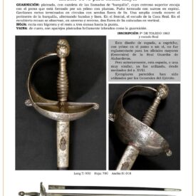 espada general real cuerpo guardias alabarderos modelo 1848 para oficial mayor jpg 1748711365 1748755000 275x275 - Alabardera Sword of the Royal Seal of the Philippines: History and Design