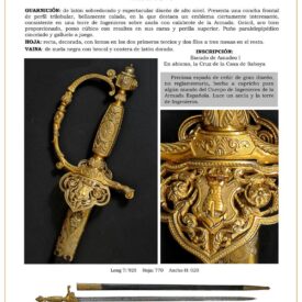 espada oficial cuerpo de ingenieros de la armada jpg 1749640165 1749640446 275x275 - Engineer’s Saber 1896: Unique and Exclusive Design