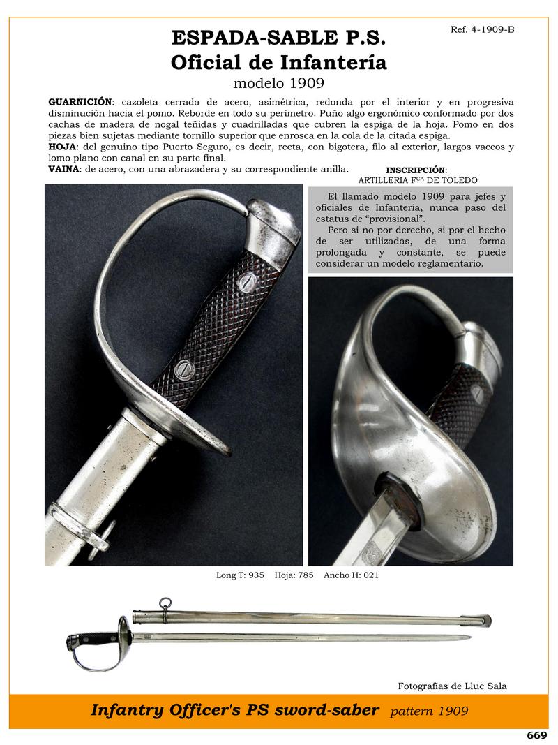 espada sable p s jpg 1751130566 1751130860 - Sword-Sabre P.S. Model 1909: Design and Exclusivity in Weaponry