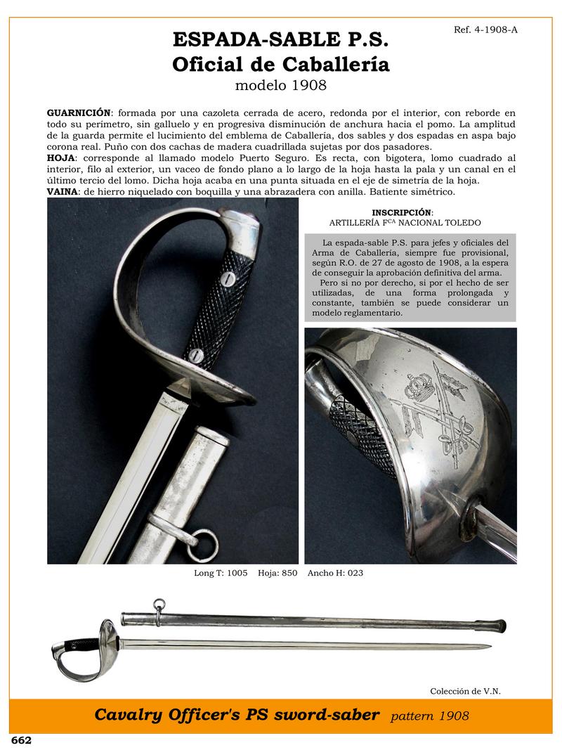 espada sable p s oficial de caballera modelo 1908 jpg 1751000963 1751001254 - Sword-Saber P.S. 1908: The Elegance of the Cavalry Weapon