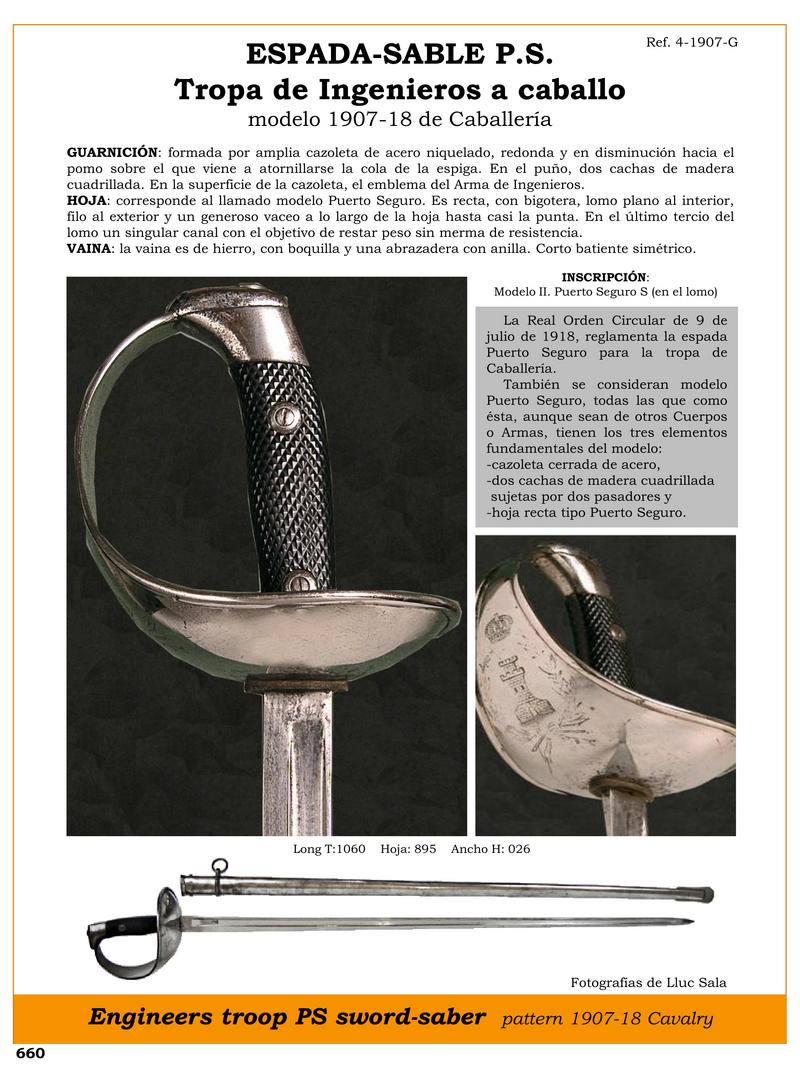 espada sable p s tropa de ingenieros a caballo modelo 1907 18 de caballera jpg 1750957770 1750960285 - Sword-Saber P.S.: The Military Elegance of the Cavalry