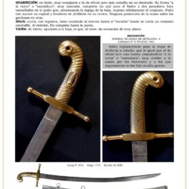 sable jpg 1748884169 1748884462 275x275 - Artillery Saber on Horseback 1855: Unique Design and Details