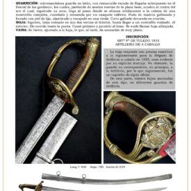 sable oficial de artillera a caballo hacia 1855 jpg 1748905766 1748906052 275x275 - 1860 Cavalry Saber: Durable Prussian Design
