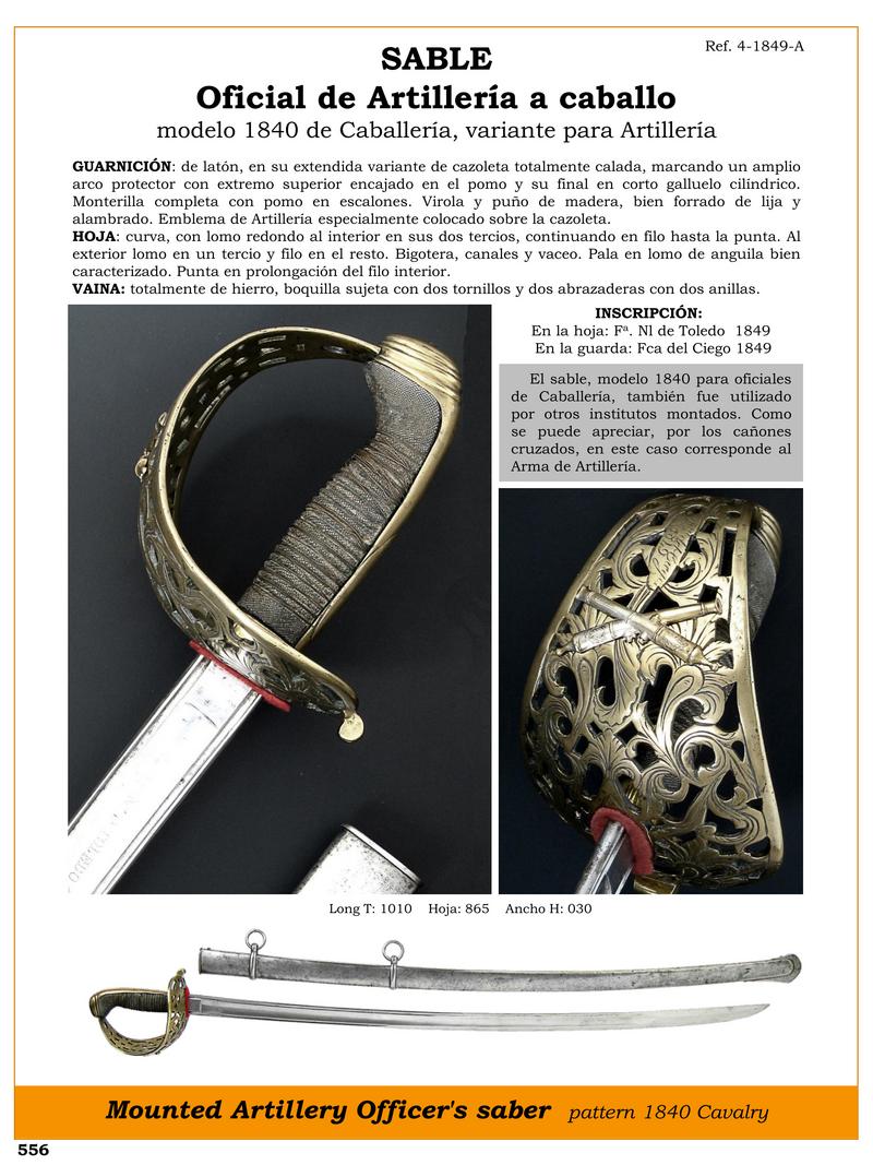 sable oficial de artillera a caballo jpg 1748732965 1748755122 - Artillery Saber 1840: History and Unique Design