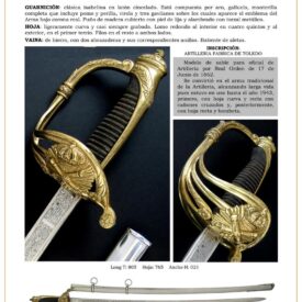 sable oficial de artillera modelo 1862 jpg 1749337764 1749338050 275x275 - Marine Infantry Sabre: Unique Curves and Details
