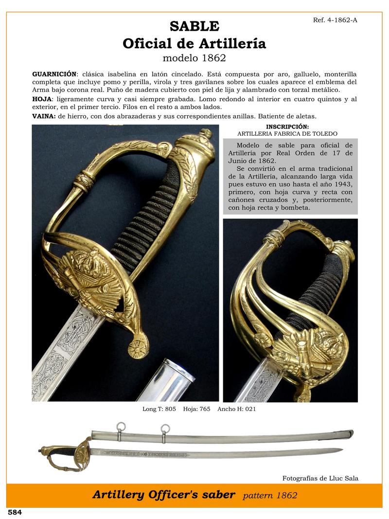 sable oficial de artillera modelo 1862 jpg 1749337764 1749338050 - Artillery Sabre 1862: Fascinating History and Details