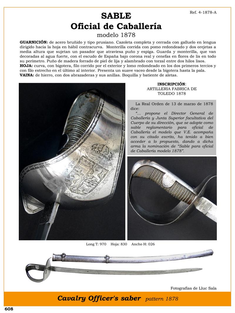 sable oficial de caballera modelo 1878 jpg 1749877767 1749878056 - Sabre for Cavalry Officer 1878: History and Design