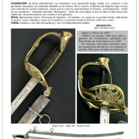 sable oficial de carabineros del reino modelo 1868 jpg 1749510568 1749532442 275x275 - Del Reino Espadín: History and Details of the 1869 Model