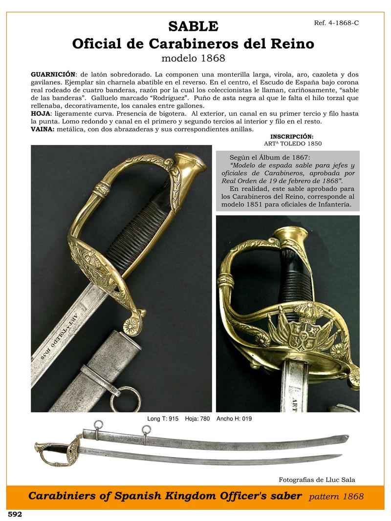 sable oficial de carabineros del reino modelo 1868 jpg 1749510568 1749532442 - Royal Marines Sabre: History and Unique Details