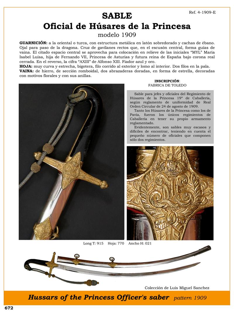 sable oficial de hsares de la princesa modelo 1909 jpg 1751195365 1751195784 - Official Hussar Sabre: History and Exclusivity in 1909