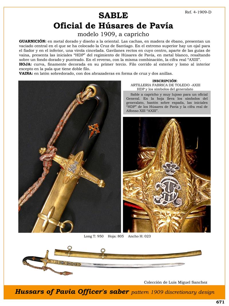 sable oficial de hsares de pava modelo 1909 a capricho jpg 1751173764 1751195651 - Pavia Hussars Saber: Elegance and Exclusivity 1909