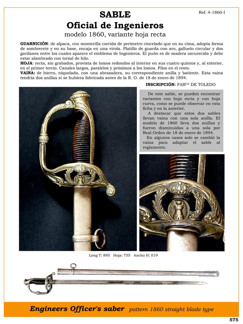 sable oficial de ingenieros modelo 1860 variante hoja rectra jpg 1749143372 1749165248 - Engineers' Sabre 1860: Unique Design and Exceptional Quality