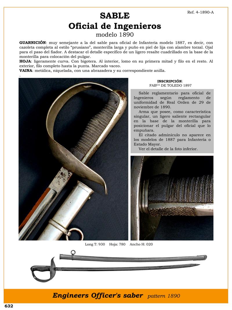 sable oficial de ingenieros modelo 1890 jpg 1750374563 1750395495 - Engineer Officers' Saber: Unique Design 1890