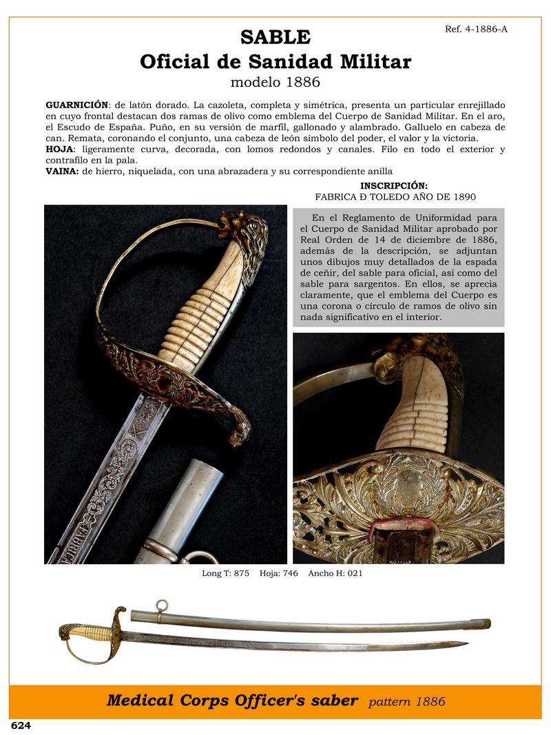 sable oficial de sanidad militar modelo 1886 jpg 1750201770 1750202059 - Official Military Health Saber 1886: Elegance and Power