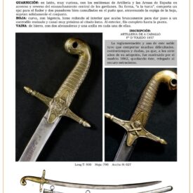 sable ref 4 1855 b oficial de la brigada de artillera a caballo modelo 1855 jpg 1748862571 1748862859 275x275 - Military Short Sword Model 1855: A Unique Decorative Treasure