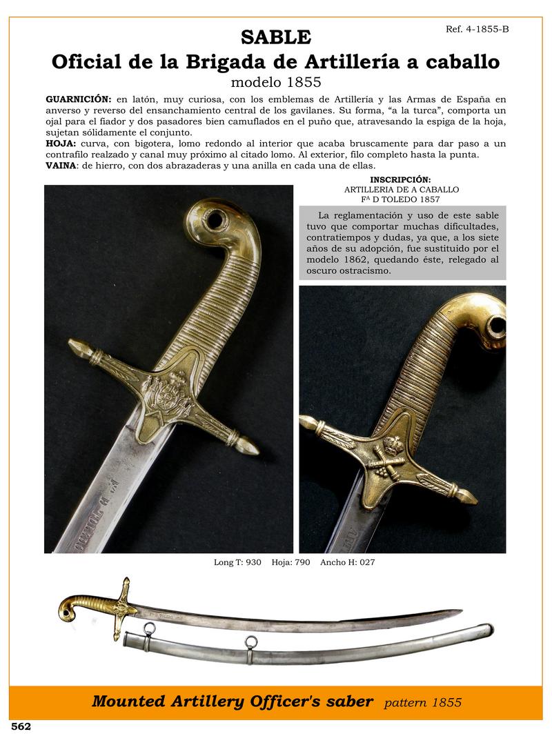 sable ref 4 1855 b oficial de la brigada de artillera a caballo modelo 1855 jpg 1748862571 1748862859 - 1855 Horse Artillery Saber: Elegance and History
