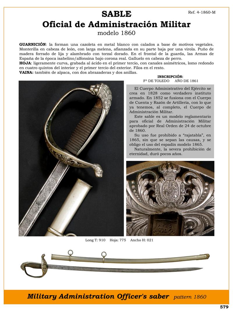 sable ref 4 1860 m oficial de administracion militar modelo 1860 jpg 1749229768 1749230058 - Military Saber 1860: Unique Design and Striking Prohibitions