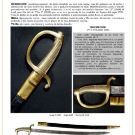 sable sargentos a pie modelo 1879 jpg 1749964163 1749964869 275x275 - Artillery Saber 1896: Unique Design by Robert