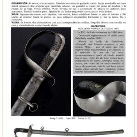 sable tropa de caballera modelo 1880 jpg 1749985768 1749988979 275x275 - 1880 Cavalry Saber: Unique Design and Details