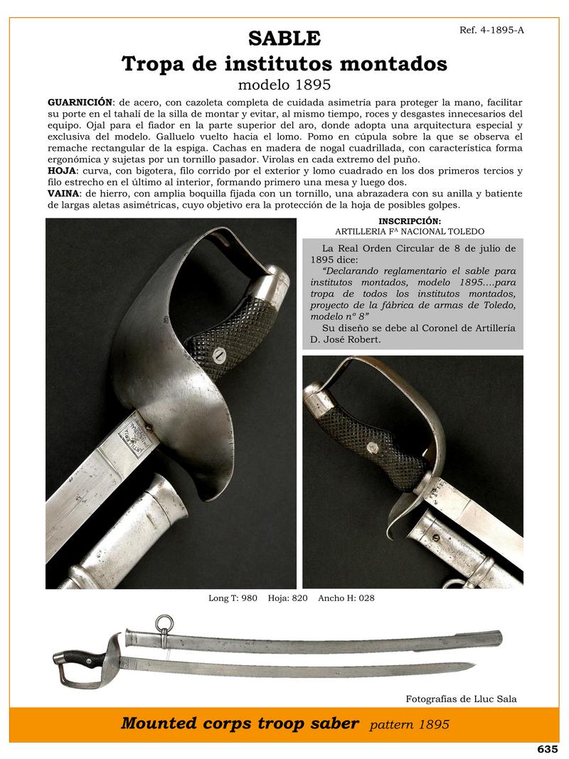 sable tropa de institutos montados modelo 1895 jpg 1750439363 1750439658 - Mounted Troop Saber 1895: Unique Design and Functionality