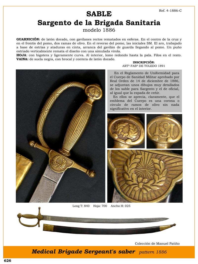 sargento de la brigada sanitaria modelo 1886 jpg 1750244968 1750245271 - Sanitary Saber 1886: Elegance and Military Quality