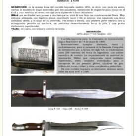 cuchillo bayoneta compaa de aerostacin modelo 1898 jpg 1753463366 1753467167 275x275 - Model 1944 Bayonet Knife: Unique Design and Features