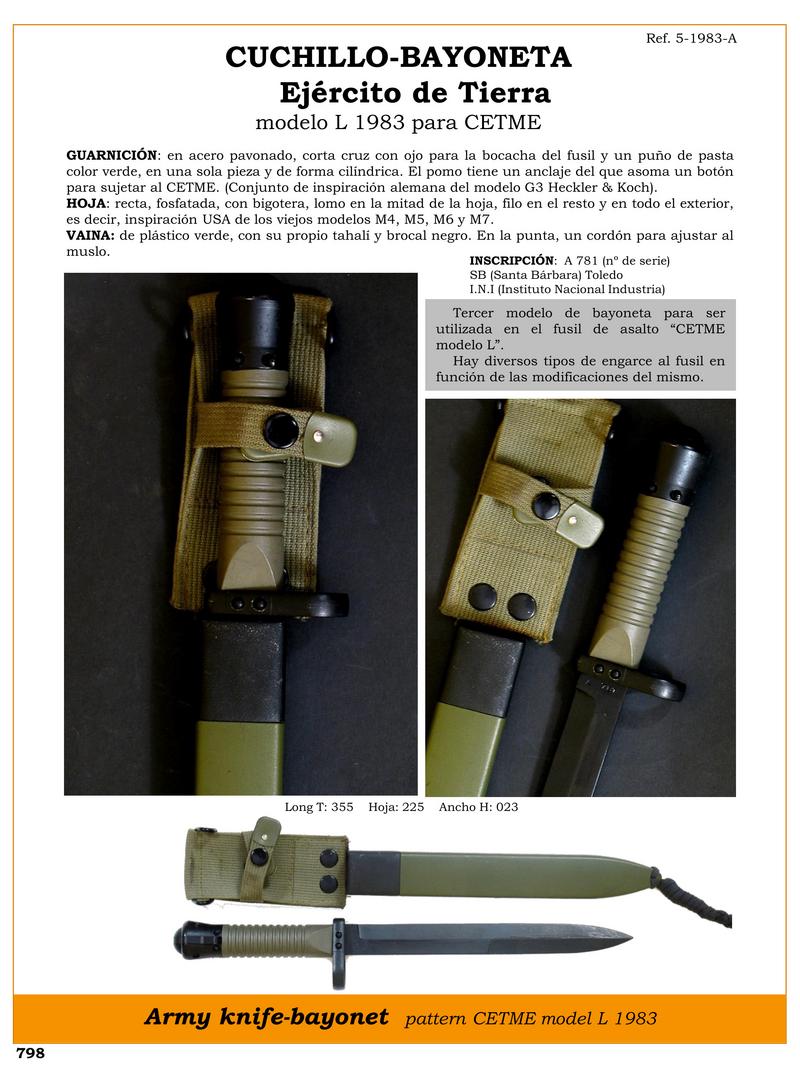 cuchillo bayoneta jpg 1753787364 1753787977 - CETME Model L 1983 Bayonet Knife: Design and Functionality