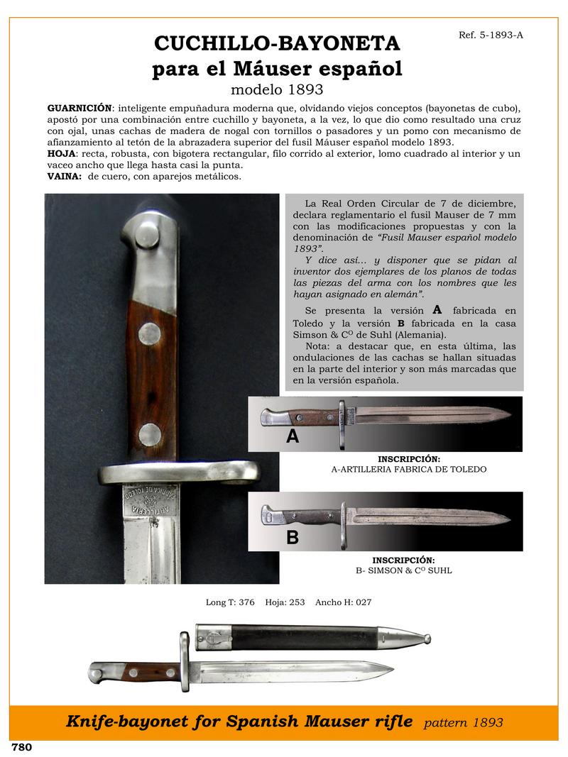 cuchillo bayoneta para el mauser espaol modelo 1893 jpg 1753441879 1753442372 - Mauser 1893 Bayonet Knife: Innovative and Functional Design