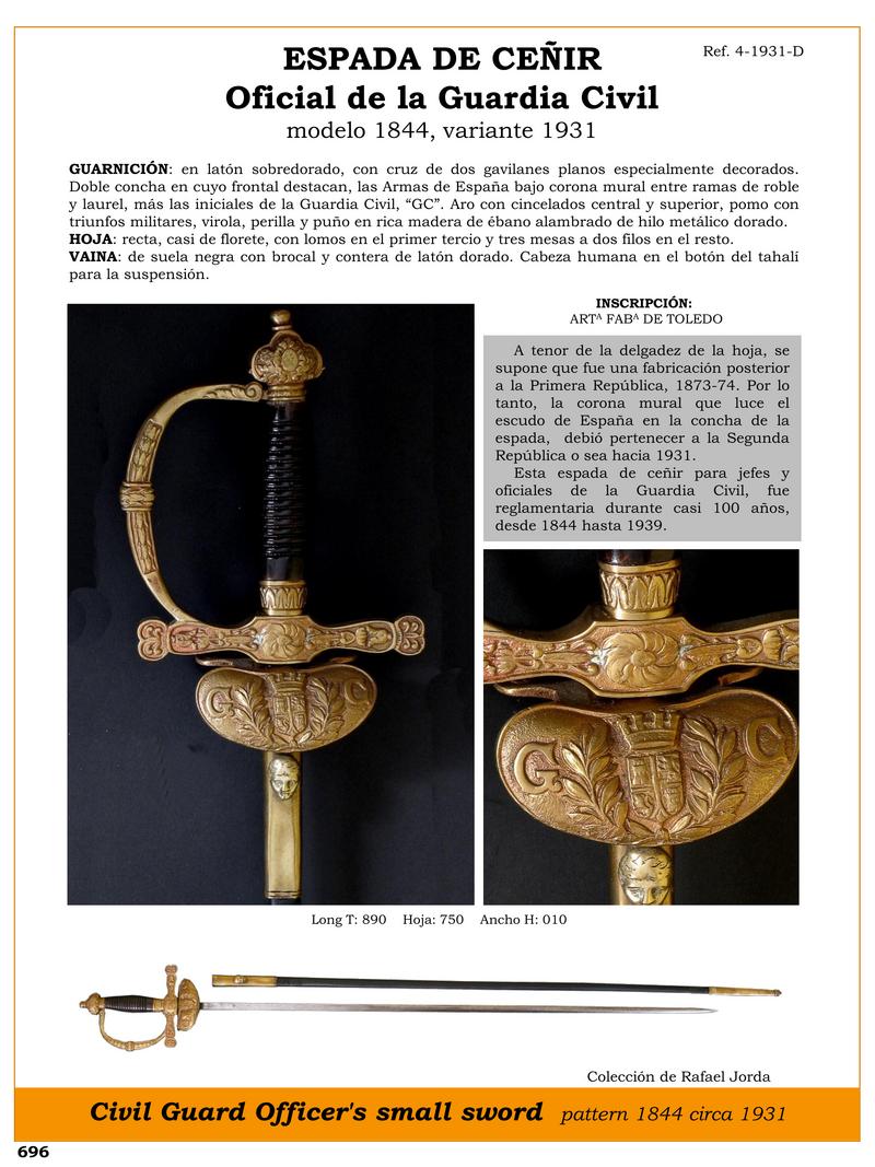 espada de ceir jpg 1751713765 1751714055 - Belt Sword Guardia Civil: Elegance and Historical Tradition