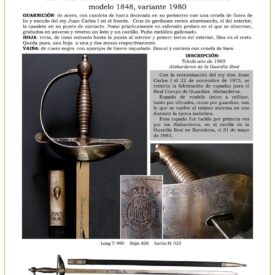espada oficiales y guardias ref 4 1980 a de los reales guardias alabarderos modelo 1848 variante 1980 jpg 1752340164 1752340770 275x275 - Royal Sword 2014: Exclusive Design for Halberdiers