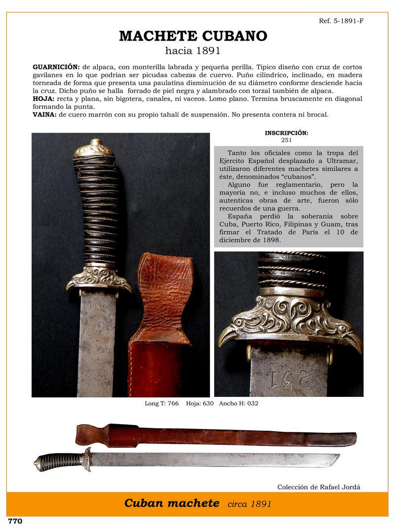 machete cubano jpg 1753268963 1753269587 - Discover The Fascinating Cuban Machete From 1891