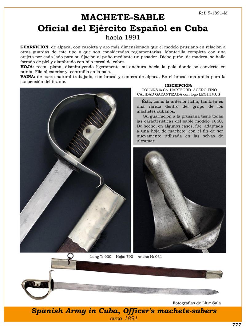 machete sable jpg 1753376971 1753377586 - Official Spanish Army Machete-Sabre in Cuba 1891
