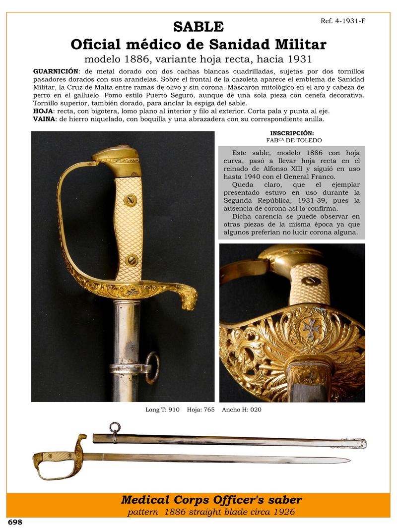 sable jpg 1751756965 1751757267 - Military Medical Saber: History and Unique Details