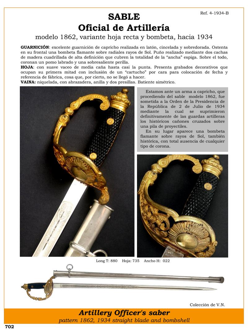 sable oficial de artillera jpg 1751843370 1751843650 - Artillery Saber Model 1862: History and Unique Design