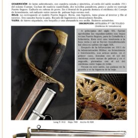 sable oficial de intendencia modelo 1911 variante 1926 con hoja rectta jpg 1751540971 1751541279 275x275 - 1943 Army General's Saber: Exquisite and Unique Design