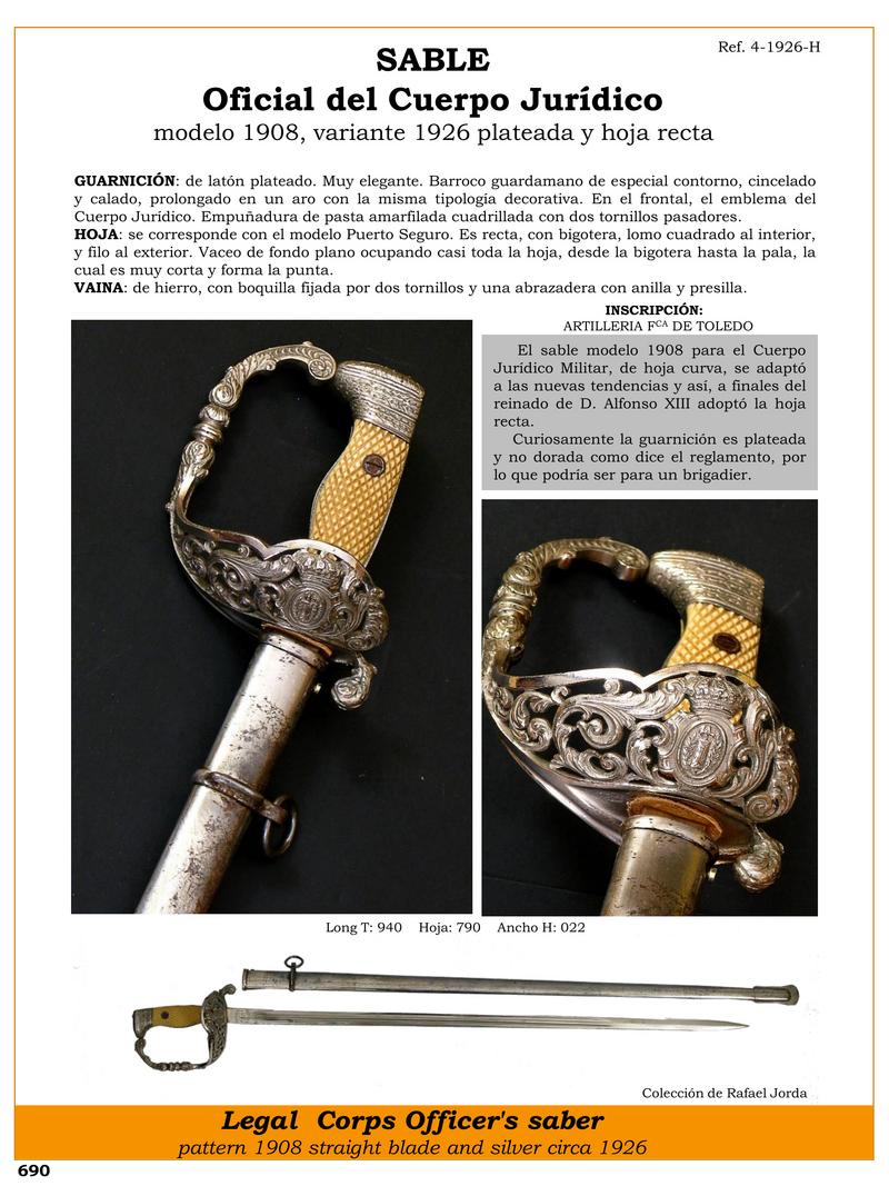 sable oficial del cuerpo jurdico modelo 1908 variante 1926 plateada y hoja recta jpg 1751584167 1751584460 - Military Legal Saber 1908: Elegance and Tradition in Silver